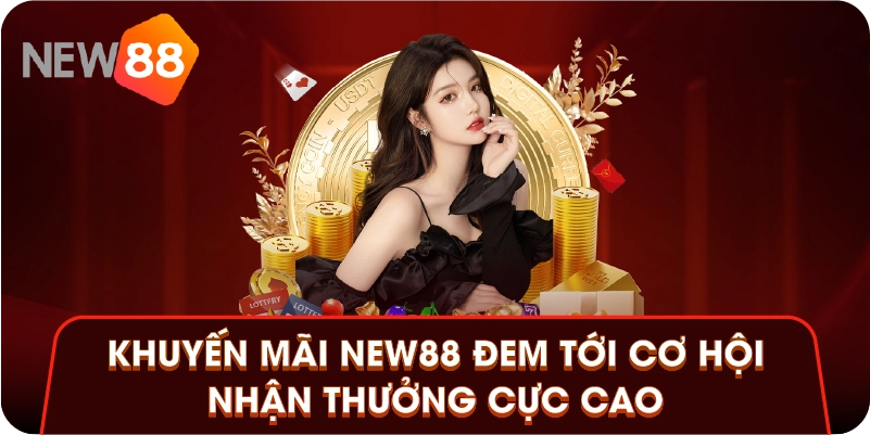 Khuyến mãi New88 đem tới cơ hội nhận thưởng cực cao