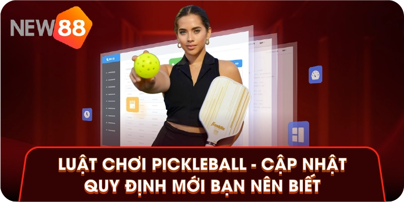 Luật chơi Pickleball về quy tắc 2 lần nảy bóng